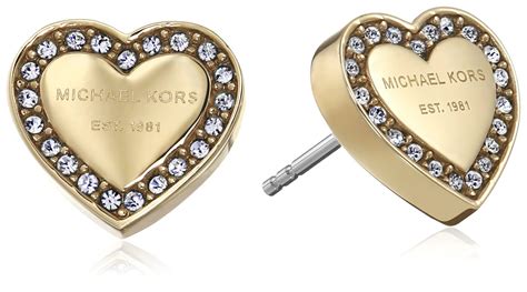 heart shaped michael kors earrings|Michael Kors replacement earring backs.